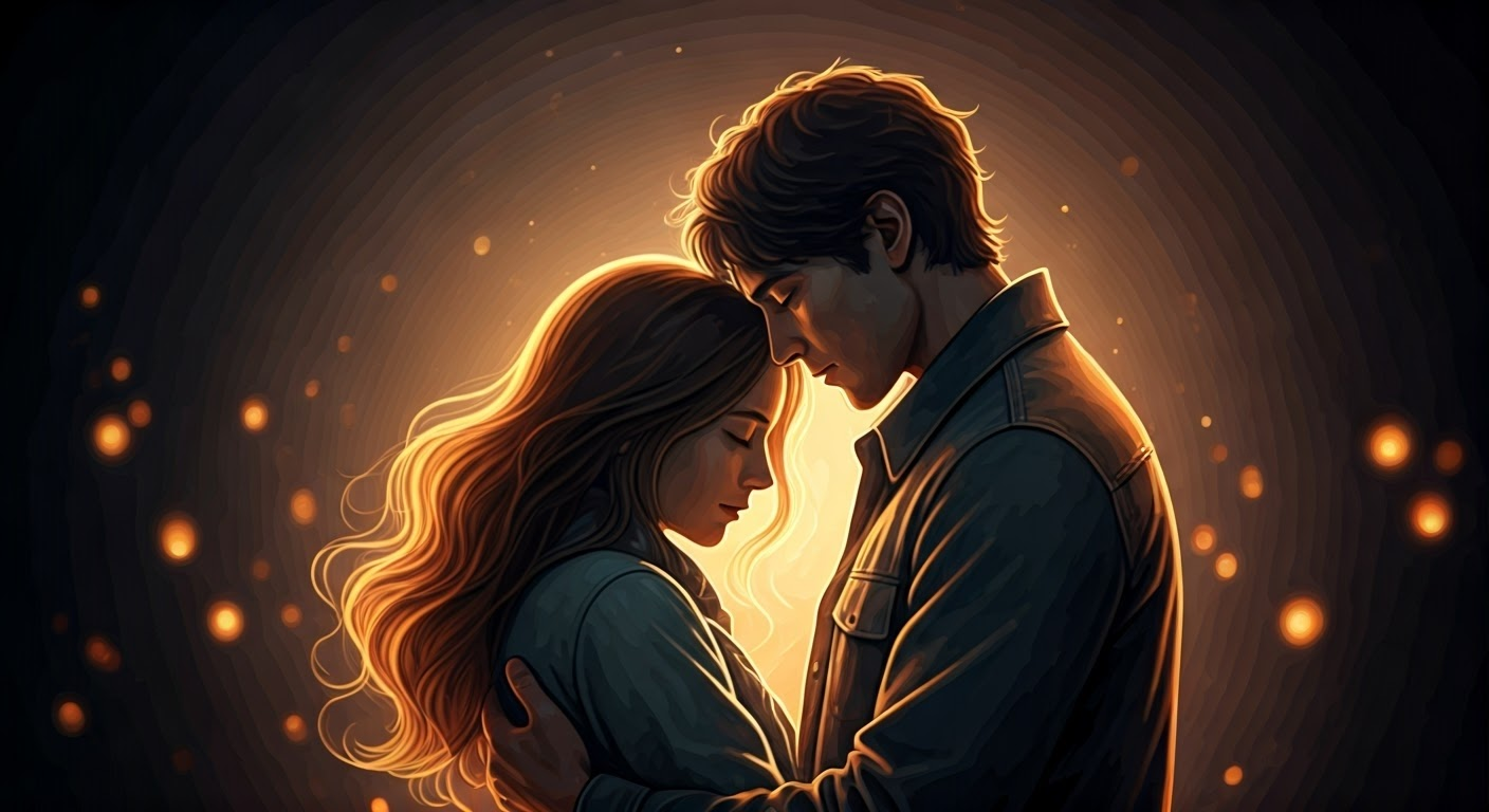 Illustration of a soulmate connection.